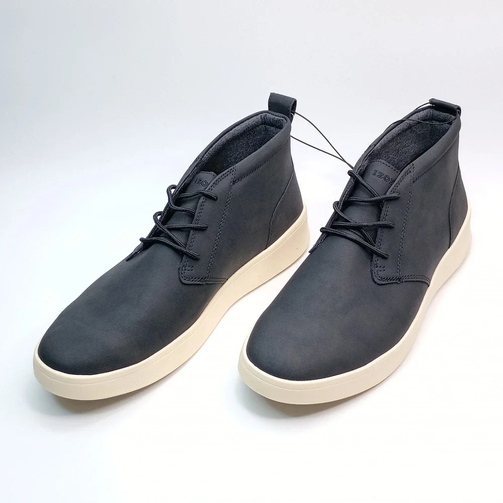 IZOD Palmer Chukka Boot Men Size 11 Black Memory Foam Sneaker Boot